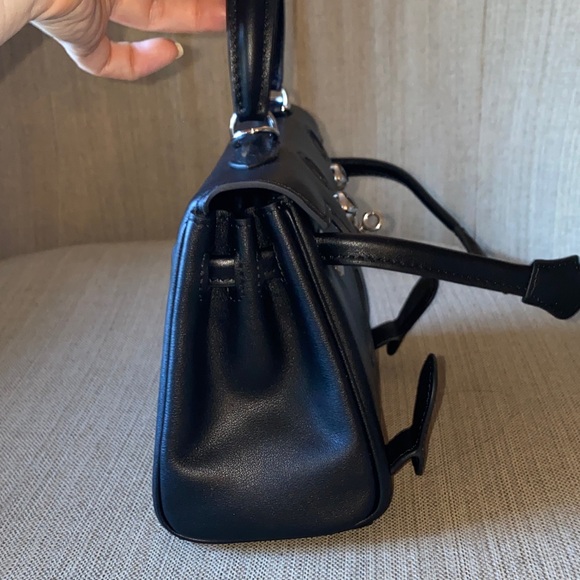 RESERVED FOR TIFF 20cm black brown leather mini doll picto idolle  handbag - Picture 5 of 14